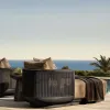 Outdoor Teak Sun Lounger Modern Design Durable Eco-Friendly Waterproof Beach Chair for Park Seaside Use