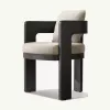 All Weather Aluminum Alloy Modern Durable Outdoor Dining Table and Chair Set for Luxury Resort and Villa