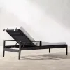 All Weather Aluminum Poolside Lounger Modern Outdoor Sun Lounger Set for Luxury Resort and Private Villa Garden Terrace