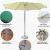 Aluminum Modern Foldable Waterproof Outdoor Furniture Beach Mid Pole Round Parasol Umbrellas