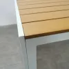 Aluminum Modern Outdoor Dining Table Set 4 8 Seater for Courtyard Hotel Use Garden Patio Chair Set