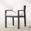 Aluminum Outdoor Dining Set 6 Seater Modern Garden Furniture for Luxury Villa Terrace