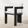 Aluminum Patio Dining Set Modern Outdoor Table and Chairs for Boutique Hotel Balcony and Villa