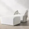 Architectural Aluminum Outdoor Sofa Set Modern Garden Sectional Furniture for Luxury Hotel Deck and Private Villa