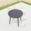 Art Nouveau European Design Aluminum Alloy Outdoor Durable Coffee Table Chair Set Quick-Dry Cushion for Villa Living Room Use