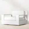 Avant-Garde Outdoor Aluminum Sectional Sofa Set Weatherproof Garden Furniture for Luxury Hotel Deck and Villa