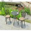Balcony European Design Villa Outdoor Aluminum Alloy Garden Dining Table Set Waterproof Lightweight Features for Hotel Park