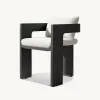 Bespoke Aluminum Garden Dining Set Modern Outdoor Table and Chairs for Luxury Villa and Resort Dining Area
