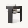 Bespoke Aluminum Garden Dining Set Modern Outdoor Table and Chairs for Luxury Villa and Resort Dining Area