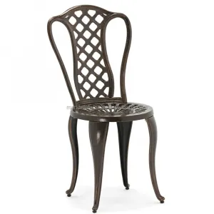 Bruno Rey Style Cast Aluminum European Design Outdoor Villa Park Courtyard Chair