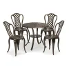 Bruno Rey Style Cast Aluminum European Design Outdoor Villa Park Courtyard Chair