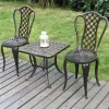 Bruno Rey Style Cast Aluminum European Design Outdoor Villa Park Courtyard Chair