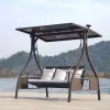 Children's Modern Outdoor Aluminum Swing Set with Waterproof Cushion for Playground Courtyard School Backyard