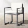 Commercial Grade Aluminum Dining Set for Outdoor Restaurant Modern Resort Garden Furniture Table and Chairs Set