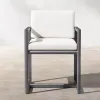 Commercial Grade Aluminum Dining Set for Outdoor Restaurant Modern Resort Garden Furniture Table and Chairs Set