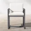 Commercial Grade Aluminum Dining Set for Outdoor Restaurant Modern Resort Garden Furniture Table and Chairs Set