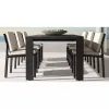 Commercial Modern Waterproof Aluminum Dining Set 8-Seater for Dubai Outdoor Luxury Restaurants