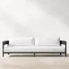 Compact Luxury Aluminum Patio Sofa Set Minimalist Outdoor Garden Furniture for Boutique Hotel Balcony and Villa