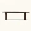 Contemporary Aluminum Patio Dining Table Set Luxury Garden Furniture Weatherproof Outdoor Restaurant Set