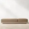 Contemporary Grade a Teak Wood Outdoor Sun Lounger for Luxury Villa Poolside and Upscale Resort Hotel Garden Lounge Area