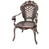 Custom Logo Cast Aluminum European Design Durable Outdoor Conference Chair