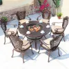 Custom Logo Cast Aluminum European Design Durable Outdoor Conference Chair