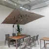 Designer Printed Luxury Foldable Lightweight Waterproof Umbrella for 5-Star Resort Pool Outdoor Furniture