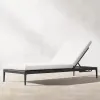 Double Size Luxury Aluminum Poolside Sunbed Modern Outdoor Daybed with Cushions for High-End Hotel Resort Romantic Villa