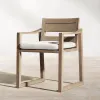 Durable Hotel Outdoor Teak Dining Table and Chair Set with UV-Resistant Waterproof Features-Modern Villa Patio Furniture