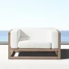 Durable Teak Sofa Set for Courtyard Beach-Modern Design Waterproof Dining Garden Outdoor Furniture for Living Room Hotel Use