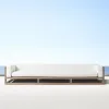 Durable Teak Sofa Set for Courtyard Beach-Modern Design Waterproof Dining Garden Outdoor Furniture for Living Room Hotel Use