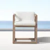 Durable Teak Sofa Set for Courtyard Beach-Modern Design Waterproof Dining Garden Outdoor Furniture for Living Room Hotel Use