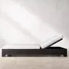 Elegant Modern Aluminum Outdoor Pool Daybed Sun Lounger UV Resistant Eco-Friendly for Luxury Villa Garden Hotel Swimming Pool