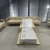 Elegant Solid Teak Wood Garden Sun Lounger Weatherproof Outdoor Furniture for Luxury Villa Deck and Star Hotel Pool Area