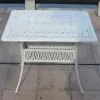 Empire Series Durable Aluminum Alloy Neoclassical European Outdoor Dining Table for Hotels Villas Parks Living Rooms