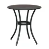 Factory Price Outdoor Dining Furniture Aluminum Stackable French Bistro Chair Fabric Lightweight Waterproof Farmhouse Courtyard