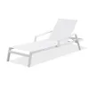 Heavy Duty Aluminum Eco-Friendly UV Resistant Portable Modern Pool Sun Lounger for Hotel Resort Villa Patio