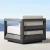Heavy Duty Aluminum Outdoor Sofa Set Commercial Grade Resort Furniture Weatherproof Patio Sectional for Luxury Hotel
