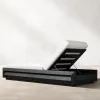Heavy Duty Aluminum Sunlounger for Resort Pool and Beach Adjustable Outdoor Recliner Chair Commercial Patio Furniture