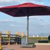 Heavy Duty Lightweight Windproof Foldable Waterproof Anti-UV Outdoor Furniture Umbrella for Hospital Hotel Use