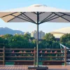 Heavy Duty Lightweight Windproof Foldable Waterproof Anti-UV Outdoor Furniture Umbrella for Hospital Hotel Use