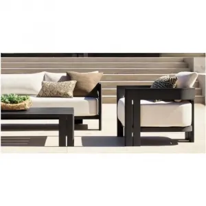 High-Performance Aluminum Patio Sofa Set Commercial Grade Resort Furniture Weatherproof Outdoor Sofa
