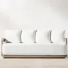 Durable Solid Teak Wood Garden Sofa Set with Quick-Dry Cushions for Hotel Restaurant Modern Outdoor Patio Furniture