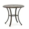 European Design Aluminum Alloy Durable Waterproof Lightweight Outdoor Dining Furniture for Hotel Courtyard Villa