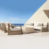 Modern Teak Outdoor Set-Villa Courtyard Hotel Garden Terrace Use Durable Solid Wood Leisure for Living Room