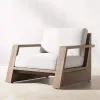 Modern Teak Outdoor Set-Villa Courtyard Hotel Garden Terrace Use Durable Solid Wood Leisure for Living Room