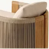 Highest Quality Outdoor Teak Sunbed Lounger with Waterproof Cushions UV Resistant Modern Design for Hotel Villa Use