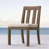 Hotel Outdoor Dining Set Villa Patio Furniture Teak Modern Luxury Dining Chairs Waterproof Cushions 2-3 Year Warranty