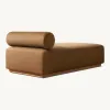 Hotel Outdoor Luxury Teak Sun Lounger Modern Villa Swimming Pool Lounge Chair Courtyard Garden UV Resistant Eco-Friendly