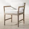 Hotel Villa Courtyard Teak Patio Dining Set Luxury Modern Durable Outdoor Dining Chairs